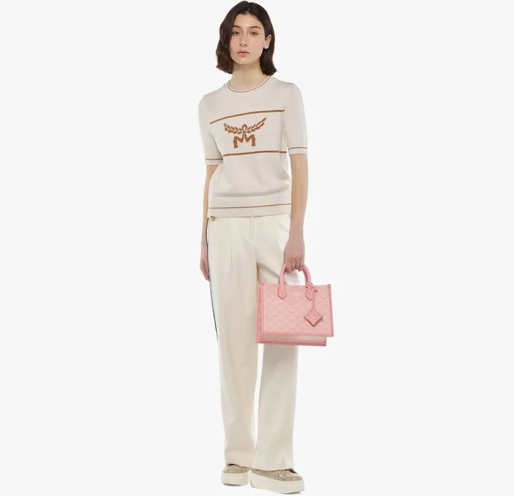 Túi MCM Himmel Tote 'Pink' MWTESAC01P6001 - Ảnh 3