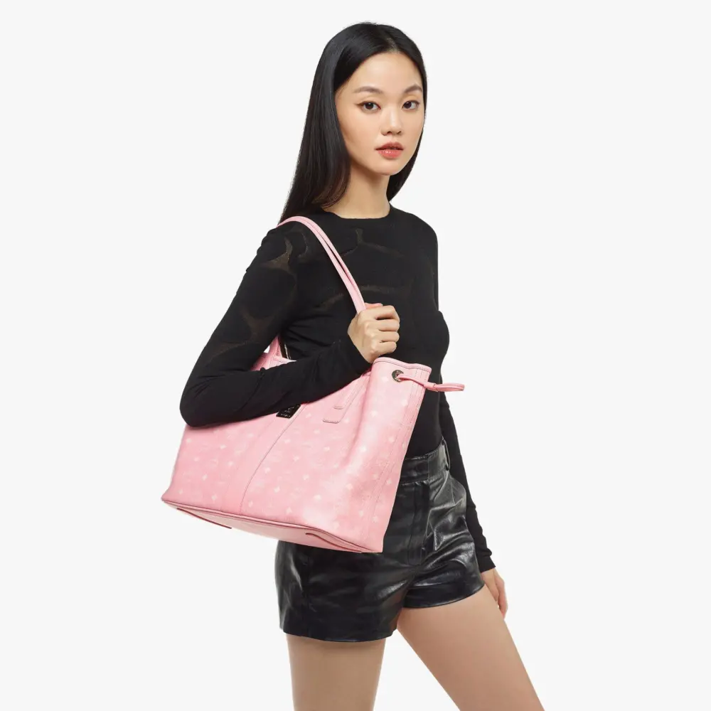 Alternative view of Túi MCM Medium Liz Reversible Tote Bag ‘Pink’ MWPCSVI01QZ001