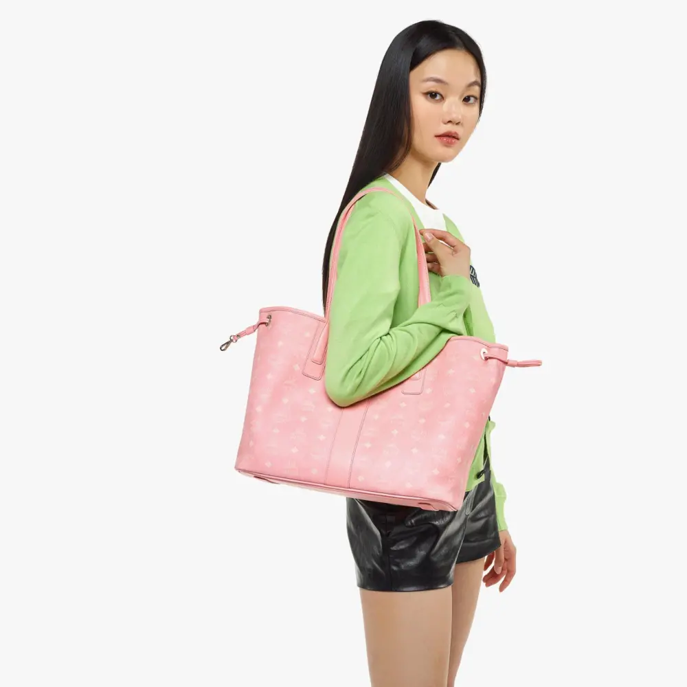 Túi MCM Medium Liz Reversible Tote Bag ‘Pink’ MWPCSVI01QZ001 - Ảnh 3