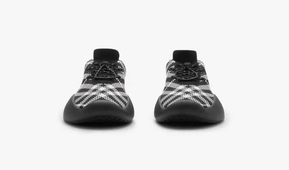 Giày Burberry Check Knit Neptune Sneakers ‘Eclipse’ 80993231 - Ảnh 4