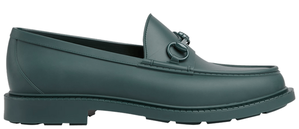 Giày Gucci Loafer Lacquered Horsebit 'Green' 771340-J8700-3154