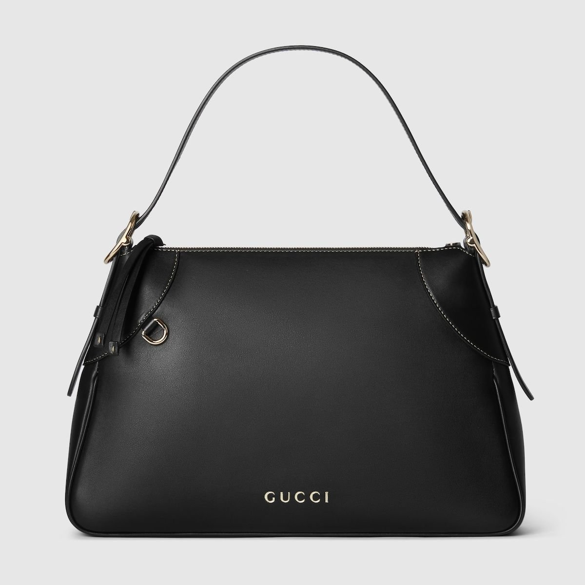 Túi Nữ Gucci Emblem Large Shoulder Bag 'Black' 815217-AAEC2-1000 - Ảnh 4