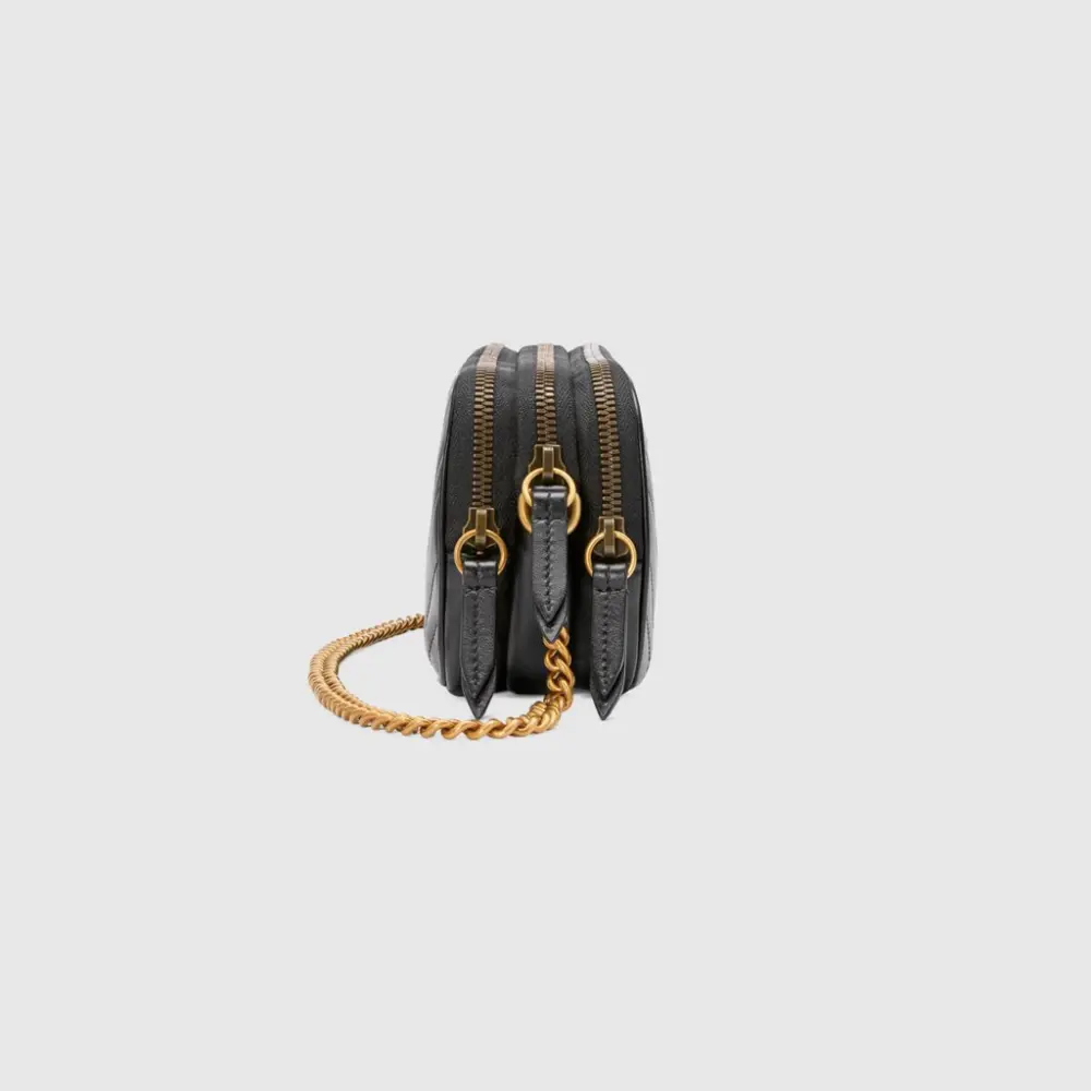 Túi Gucci GG Marmont Mini Shoulder 'Black' 546581-DTDCT-1000 - Ảnh 4