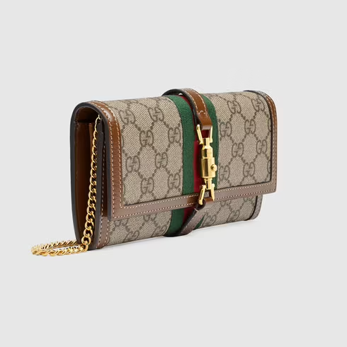 Alternative view of Túi Gucci Jackie 1961 Chain Wallet 'Beige' 652681-HUHHG-8565