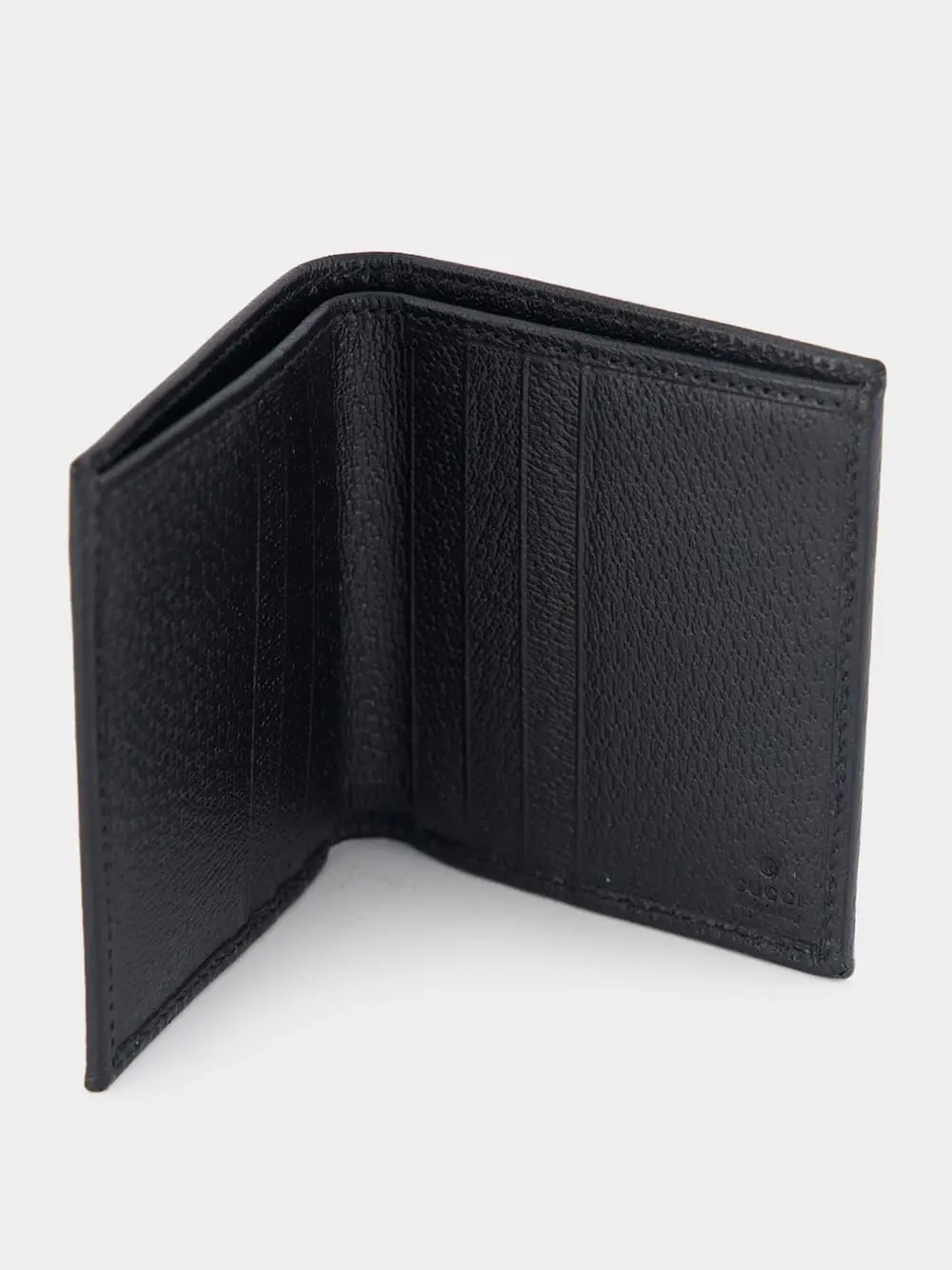 Ví Nam Gucci GG Crystal Bi-Fold Wallet 'Black' 760320-FACHH-1000 - Ảnh 2