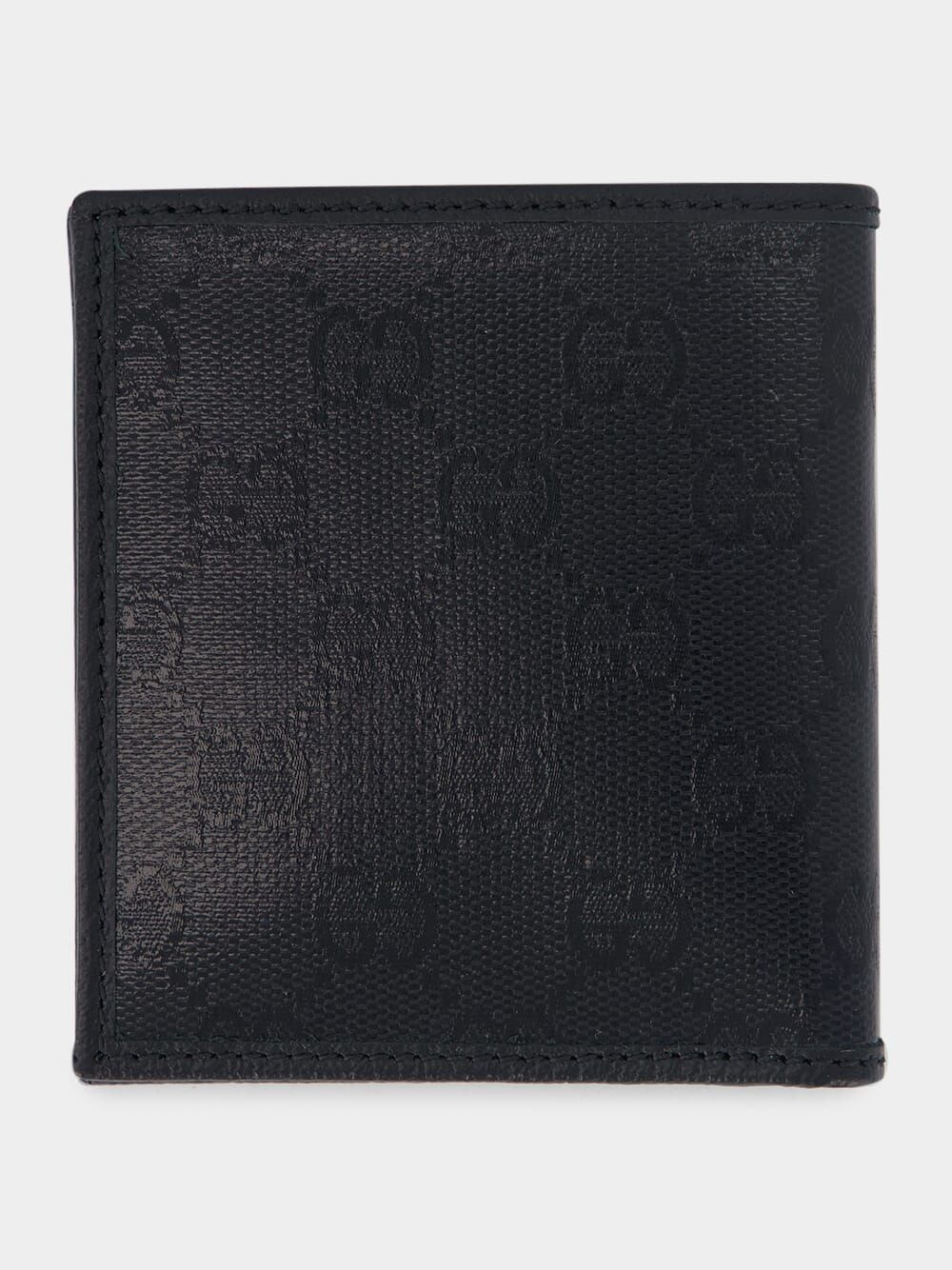 Ví Nam Gucci GG Crystal Bi-Fold Wallet 'Black' 760320-FACHH-1000 - Ảnh 3