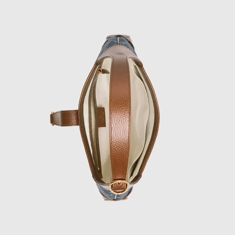 Túi Gucci Jackie 1961 Shoulder 'Dark Blue And Brown' 636706-2KQGG-8375 - Ảnh 5