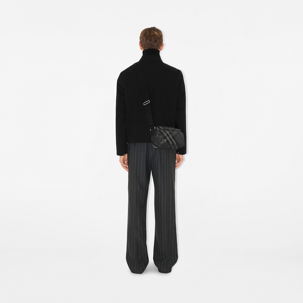 Alternative view of Túi Burberry Grid Crossbody Bag 'Charcoal' 81022491