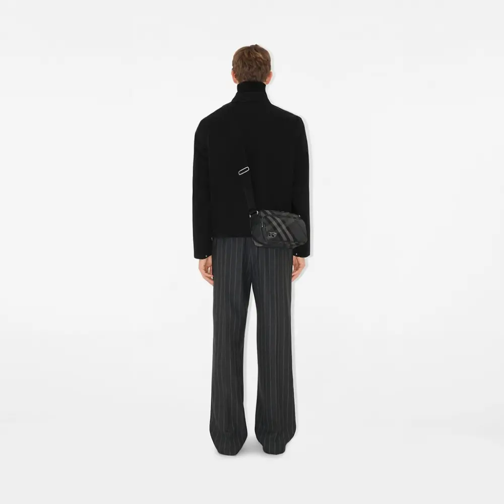 Alternative view of Túi Burberry Grid Crossbody Bag 'Charcoal' 81022491