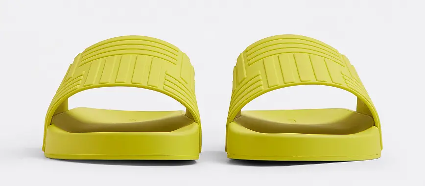 Dép Bottega Veneta Slider 'Kiwi' 690039V1O607278 - Ảnh 3