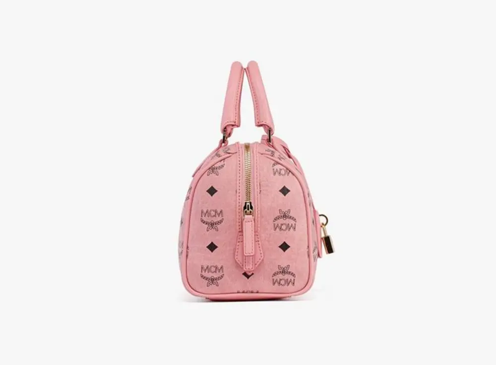 Túi MCM Ella Boston Bag in Visetos 'Soft pink' MWBESEA02PZ001 - Ảnh 3