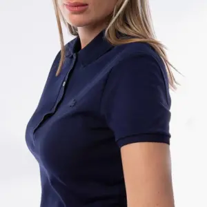 Áo Lacoste Slim Fit Polo Shirt Pique ‘Dark Blue’ - Ảnh 4