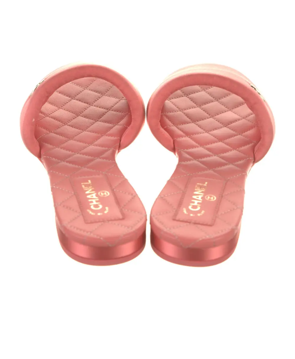 Dép Chanel Sandales Dad Sandals 'Pink' G38858-X56474-0N103 - Ảnh 4