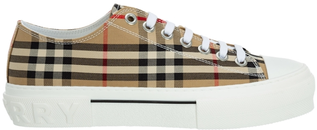Giày Burberry Vintage Check Cotton 'Beige' 80497451