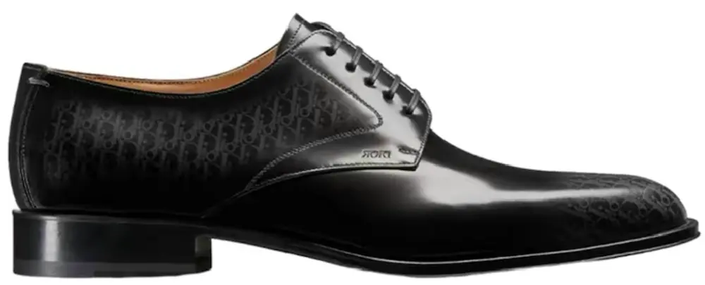 Giày Dior Timeless Derby Shoe Patina Calfskin Oblique Gradient 'Gray Black' 3DE305ZTJ-H900