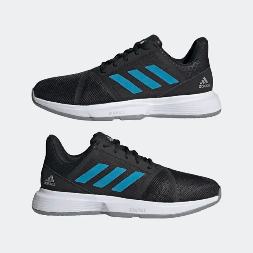 Giày Tennis Adidas CourtJam Bounce ‘Black Sonic Aqua’ H68893 - Ảnh 4