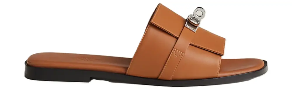 Dép Hermes Giulia sandal 'Brown' H231056Z-A3350