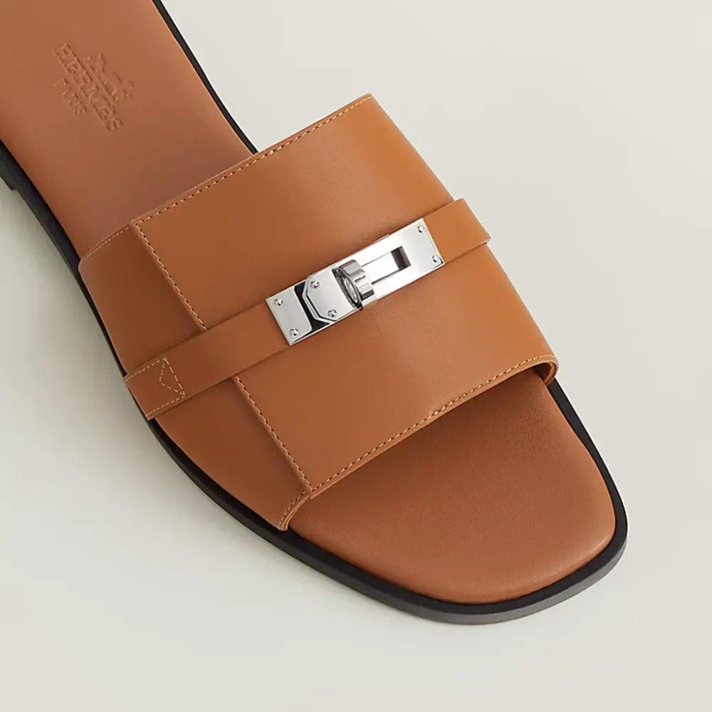 Dép Hermes Giulia sandal 'Brown' H231056Z-A3350 - Ảnh 3