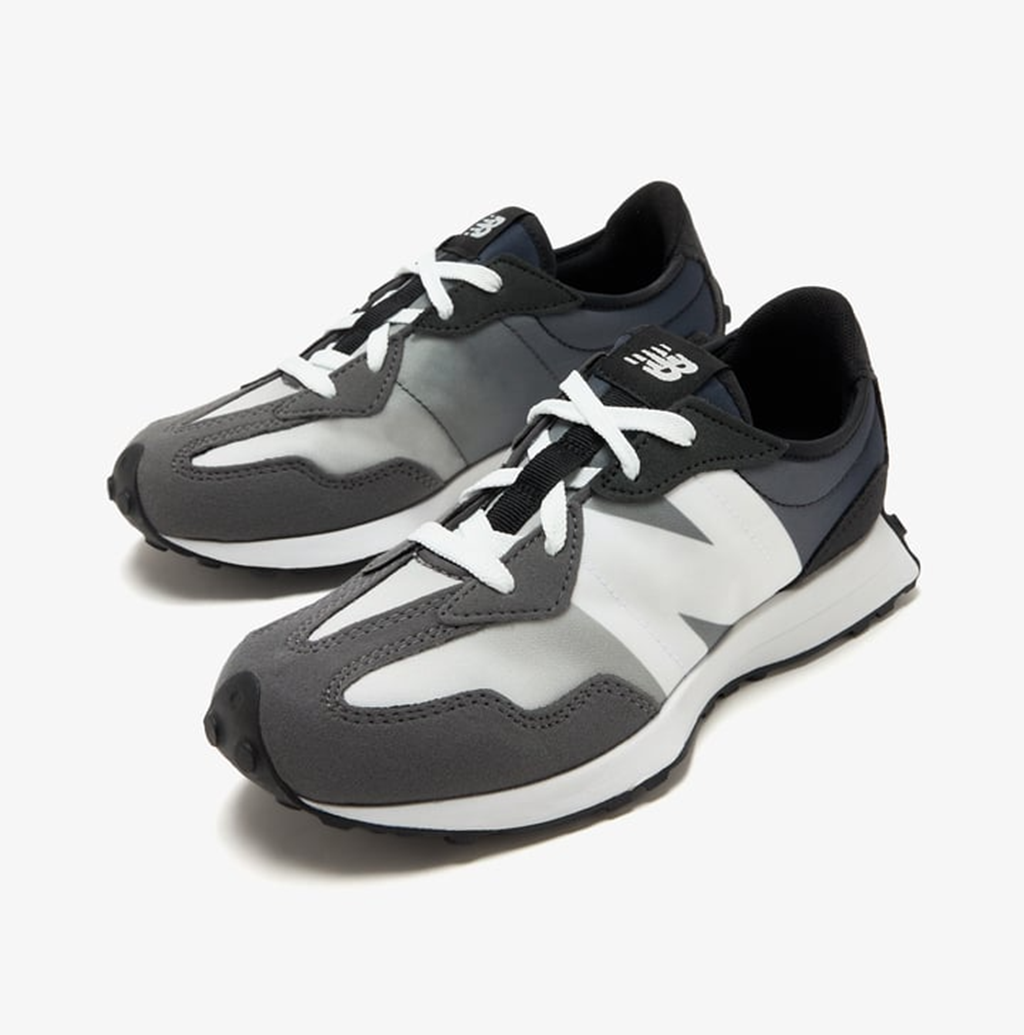 Giày New Balance Lifestyle 327 ‘Black’ GS327KW - Ảnh 3