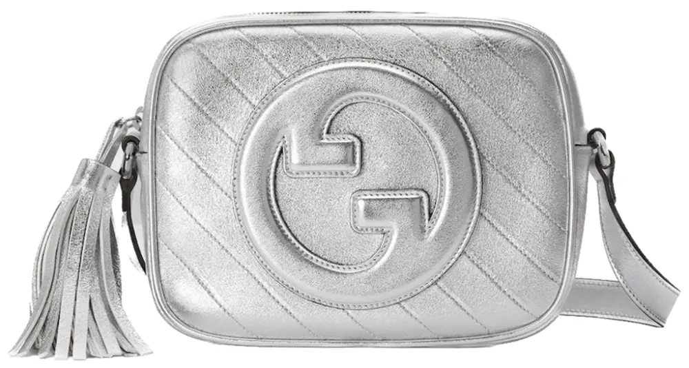 Túi Gucci Blondie Small Shoulder Bag 'Metallic Silver' 742360-AACBO-8106