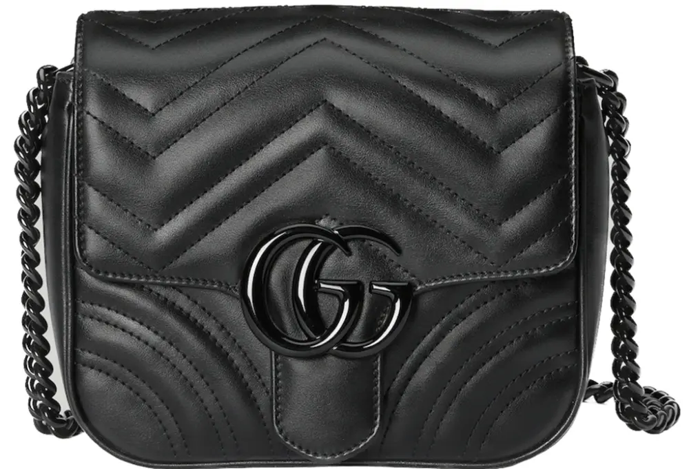 Túi Gucci GG Marmont Matelassé Shoulder Bag 'Black' 739681-AABS1-1000
