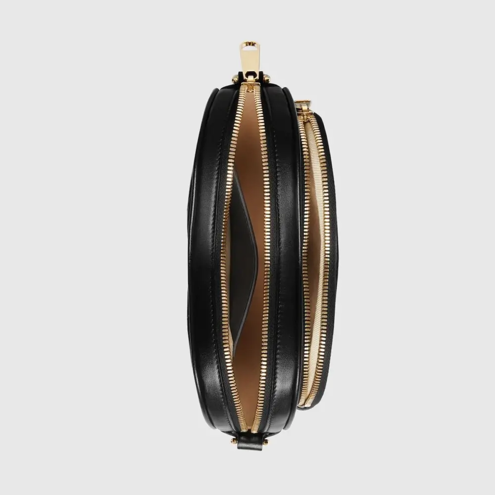 Alternative view of Túi Gucci Interlocking G Mini Heart Shoulder Bag 'Black' 751628-AACCL-1000