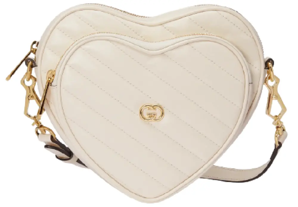 Túi Gucci Interlocking G Mini Heart Shoulder Bag 'White' 751628-AACCL-9022