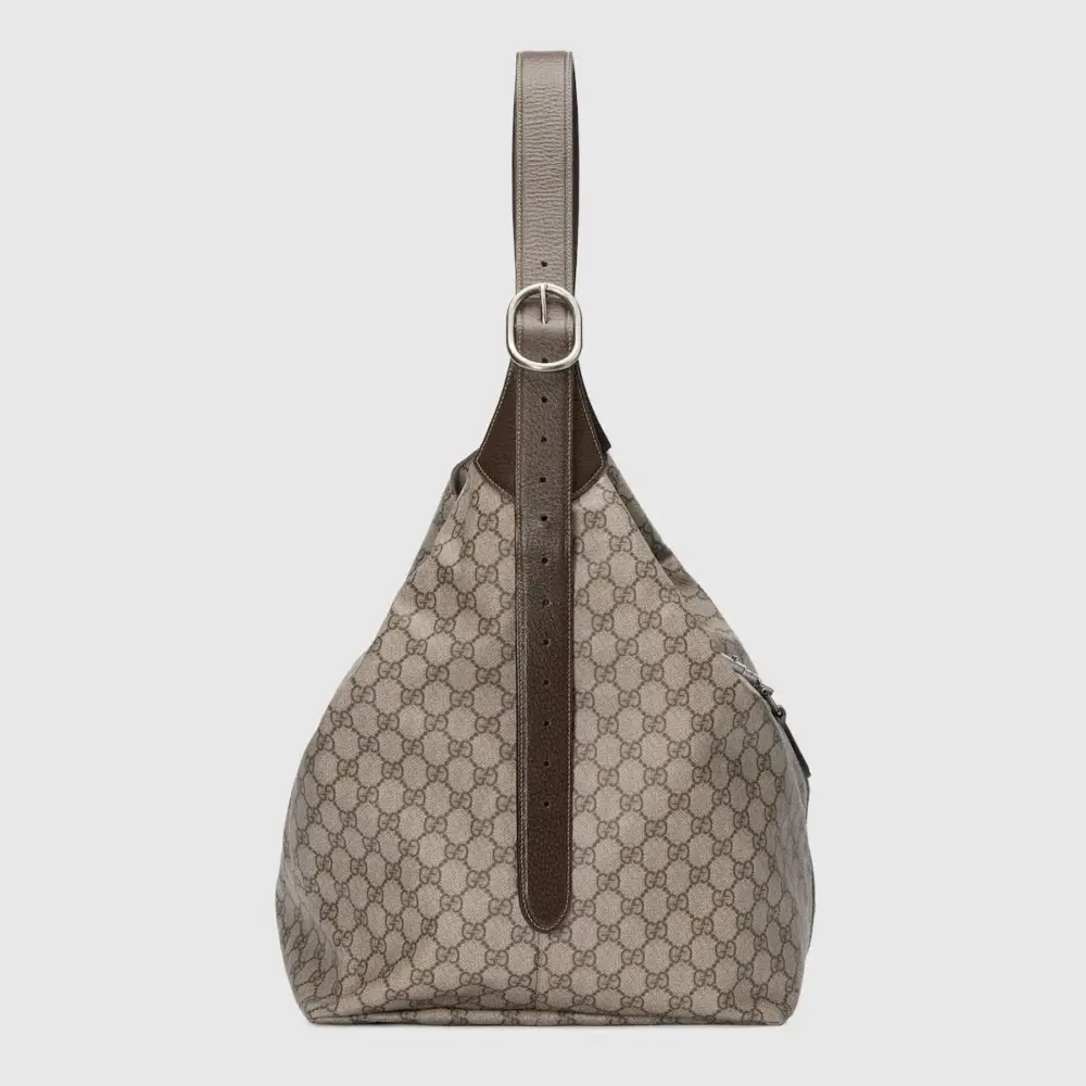 Túi Gucci Jackie 1961 Medium Shoulder Bag 'Beige Ebony' 758684-FACIP-8747 - Ảnh 5