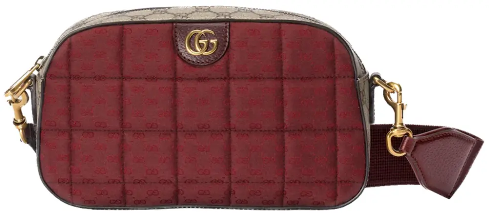 Túi Gucci Mini GG Canvas Small Shoulder Bag 'Burgundy' 752591-FAB9Y-6042