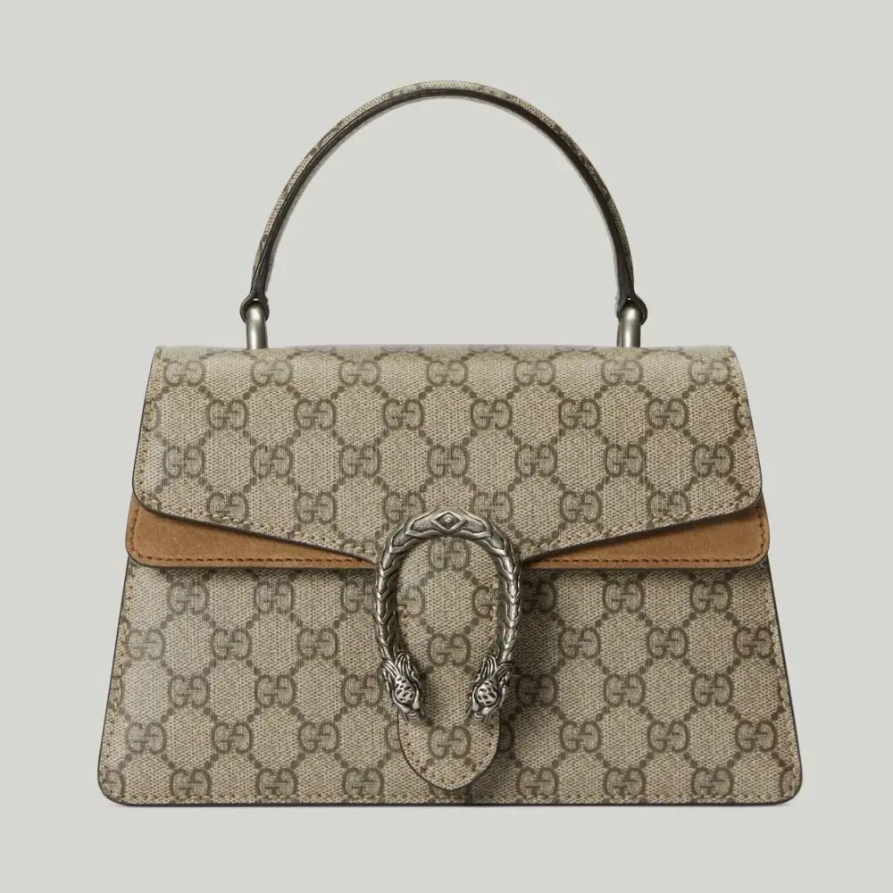 Alternative view of Túi Gucci Small Dionysus Top Handle Bag 'Beige Ebony' 739496-KHNRN-8642