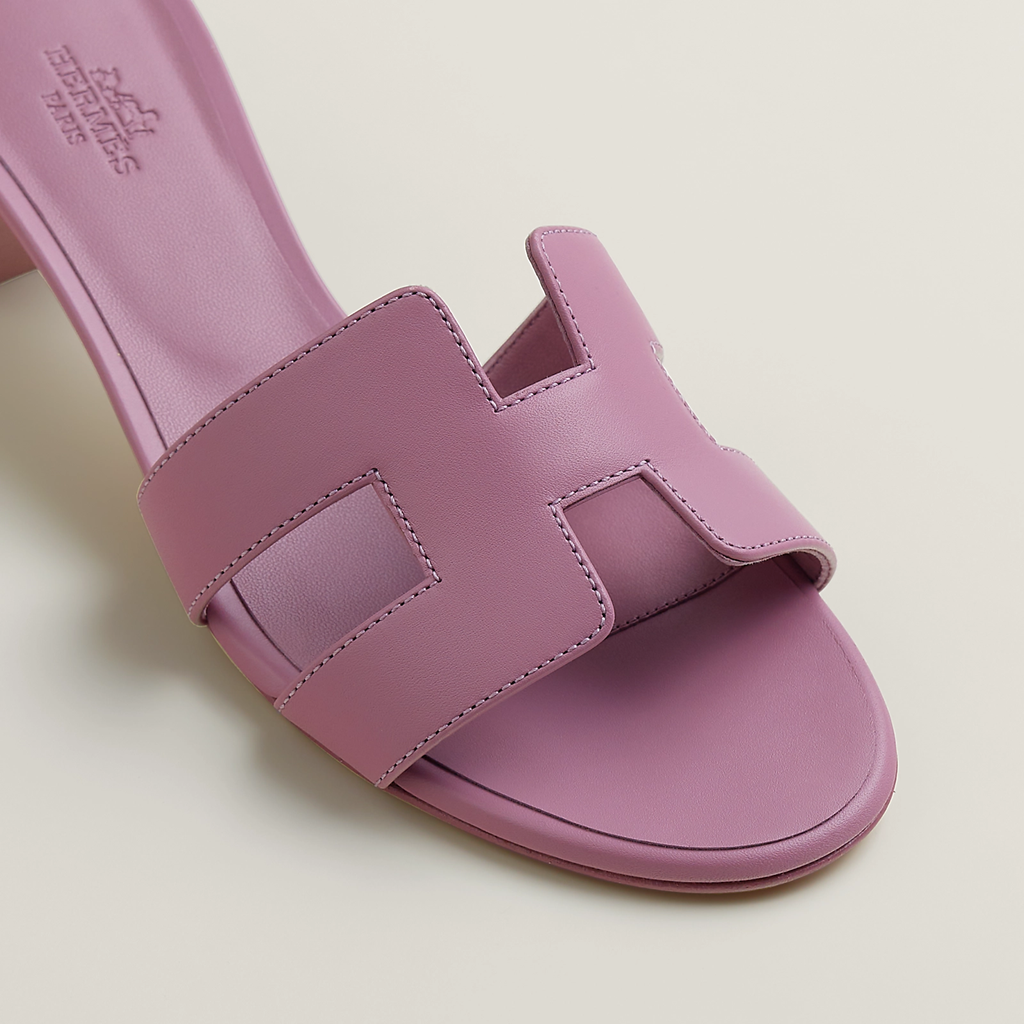Alternative view of Dép Hermes Oasis Leather Sandals 'Pink' H071002Z 03345