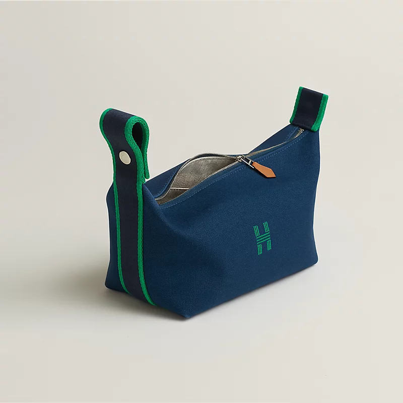 Túi Nữ Hermes Bride-a-Brac Large Case 'Marine' H104222M-03 - Ảnh 3