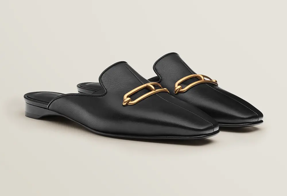 Giày Hermes Esmee Mule 'Black' H221156Z-02360 - Ảnh 4