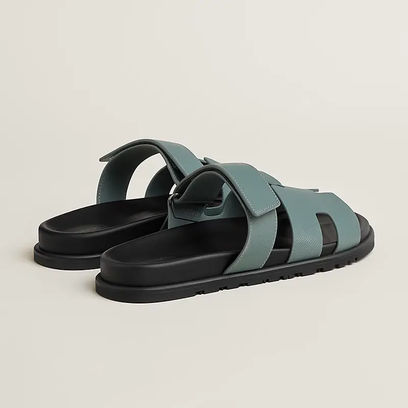 Dép Nam Hermes Chypre Sandal 'Grey' H222857ZHBR465 - Ảnh 3