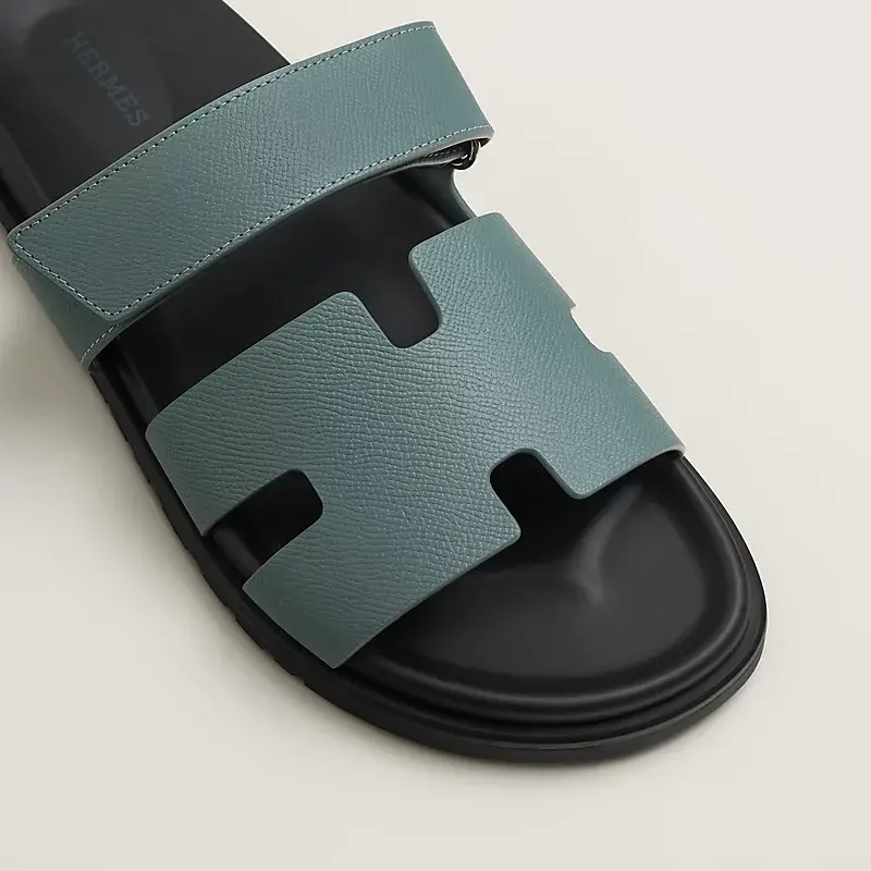 Dép Nam Hermes Chypre Sandal 'Grey' H222857ZHBR465 - Ảnh 5