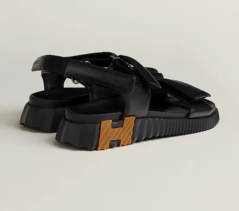 Dép Hermes Junior Sandal 'Black' H242181Z-04370 - Ảnh 4