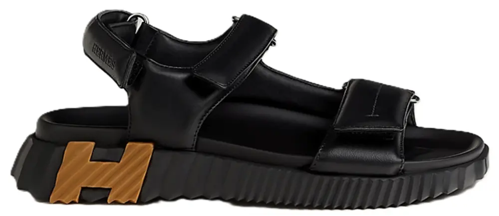 Dép Hermes Junior Sandal 'Black' H242181Z-04370