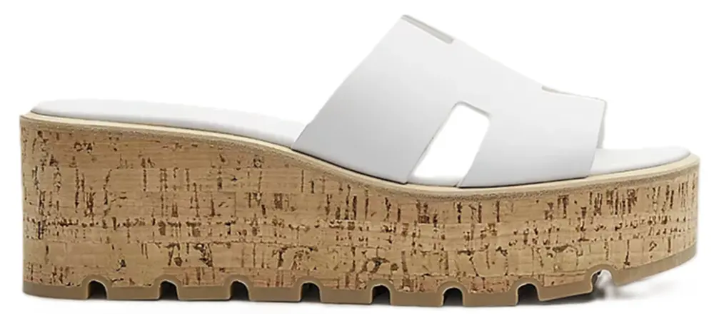 Dép Hermes Eze 30 Sandal 'White' H251309Z-90400