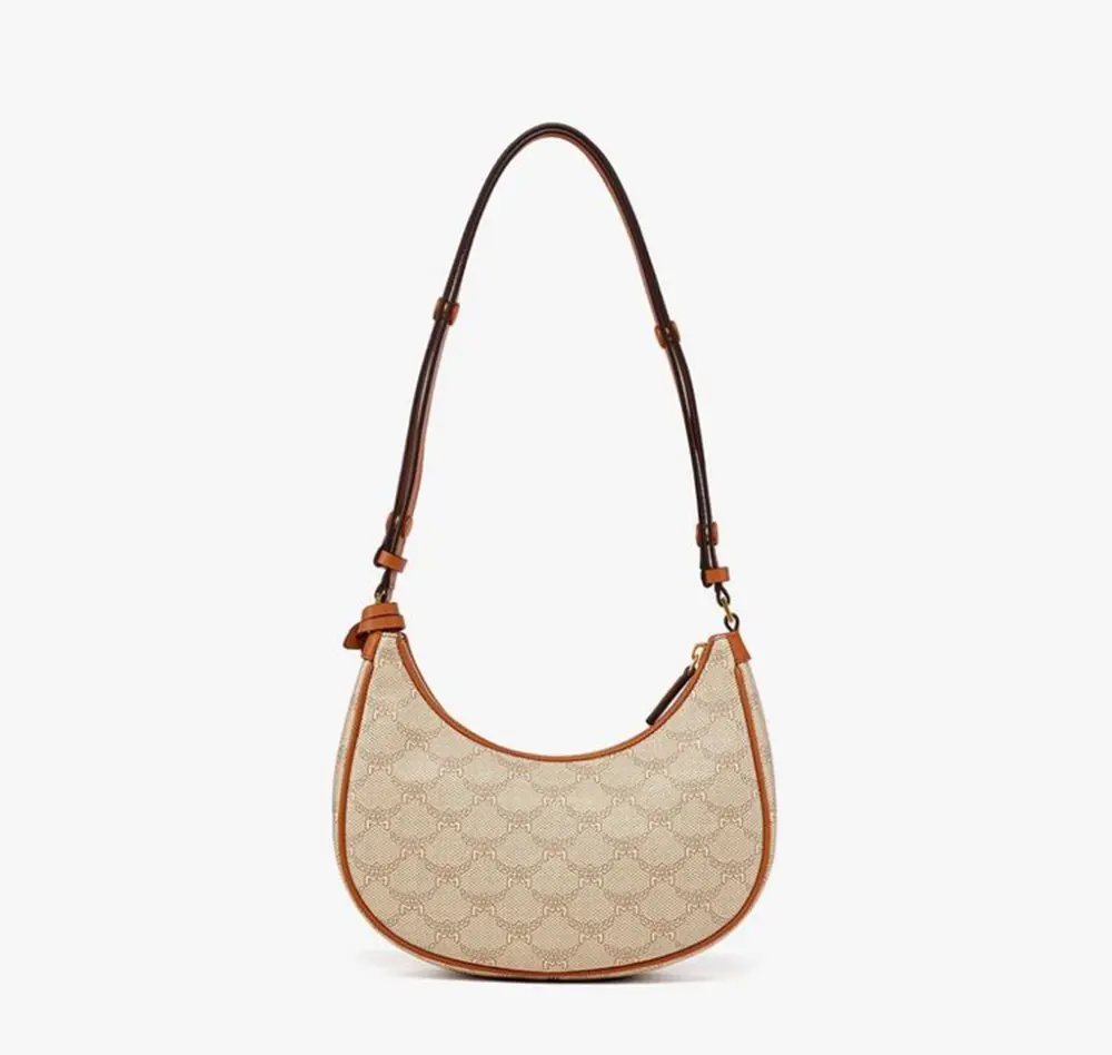Túi MCM Himmel Ascending Moon Hobo in Lauretos 'Oatmeal' MWHFSAC02I9001 - Ảnh 5