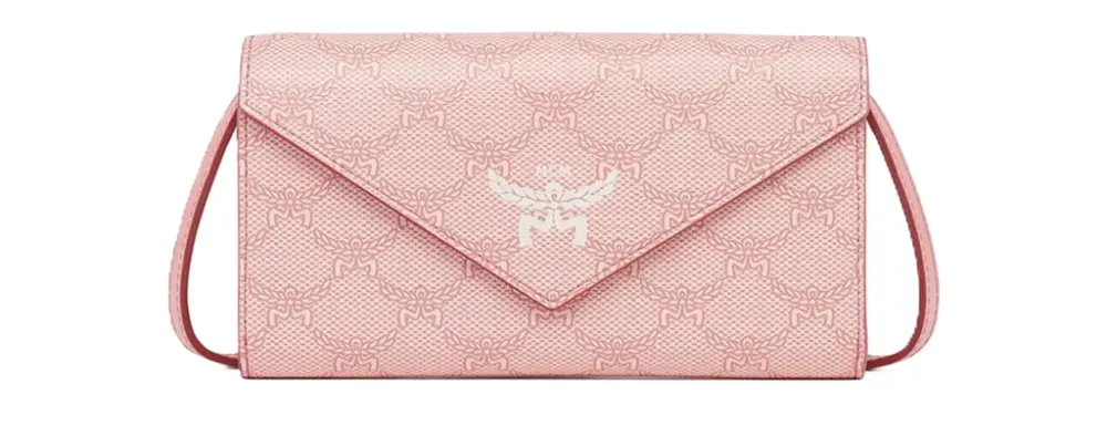 Túi MCM Himmel Crossbody Wallet in Lauretos 'Silver pink' MYLFSAC03P6001