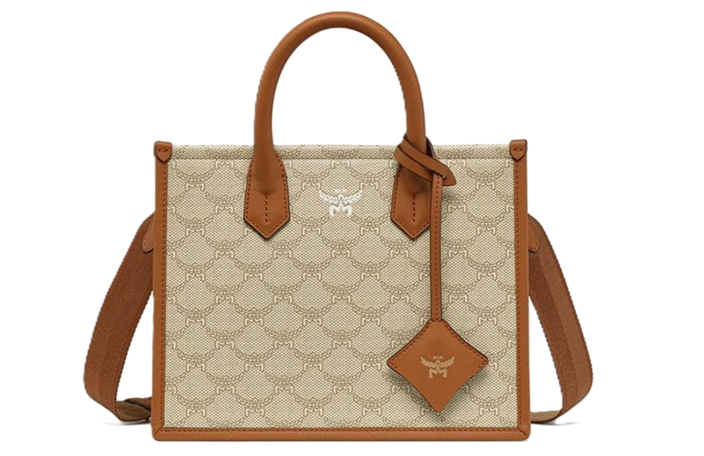 Túi MCM Himmel Tote in Lauretos 'Oatmeal' MWTESAC01I9001