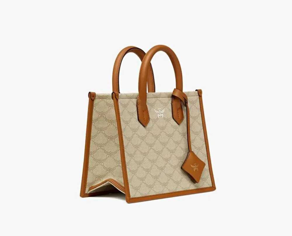 Túi MCM Himmel Tote in Lauretos 'Oatmeal' MWTESAC01I9001 - Ảnh 3