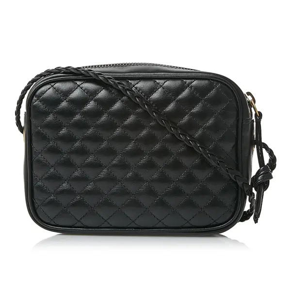 Túi Gucci Plain Leather Crossbody Logo Shoulder Bags 'Black' 536441-0YKAT-1060 - Ảnh 6