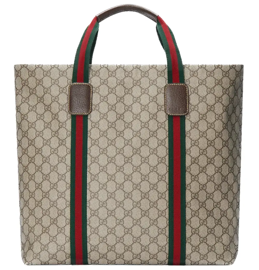 Túi Gucci GG Tender Medium Tote Bag 'Beige Ebony' 763287-FACHL-8844 - Ảnh 8