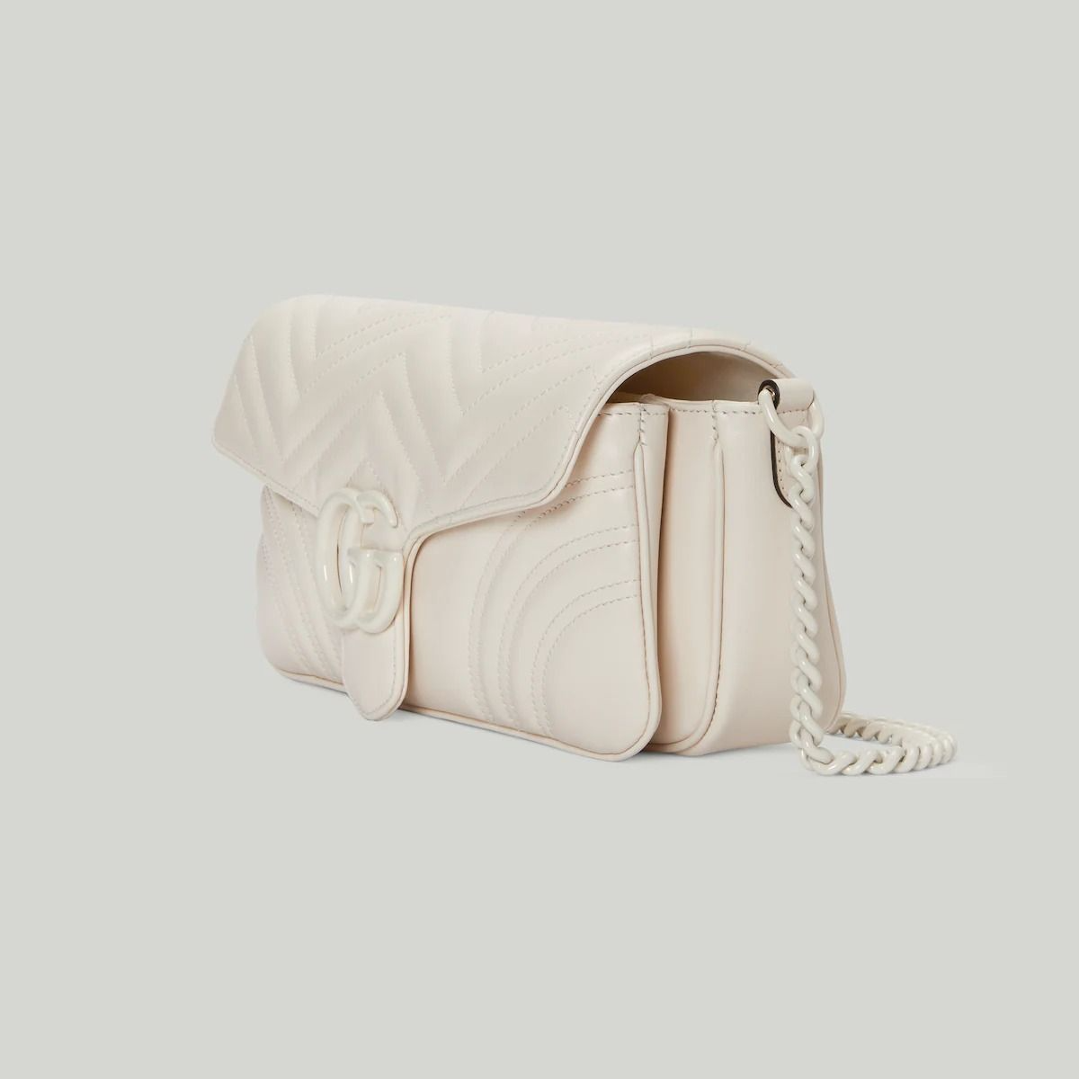 Alternative view of Túi Gucci GG Marmont Matelassé Shoulder Bag 'White' 734814-DAAAI-9022