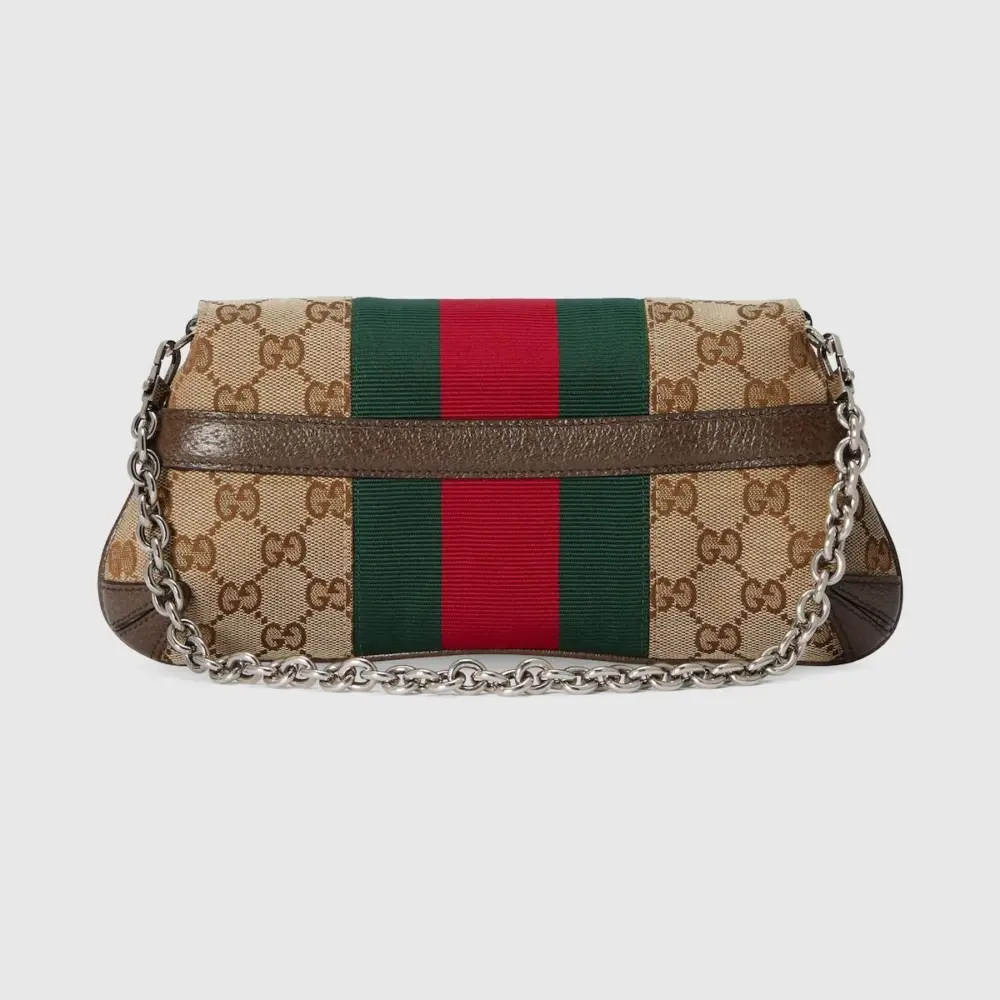 Túi Gucci Horsebit Chain Small Shoulder Bag 'Beige' 764339-FACM2-8747 - Ảnh 4