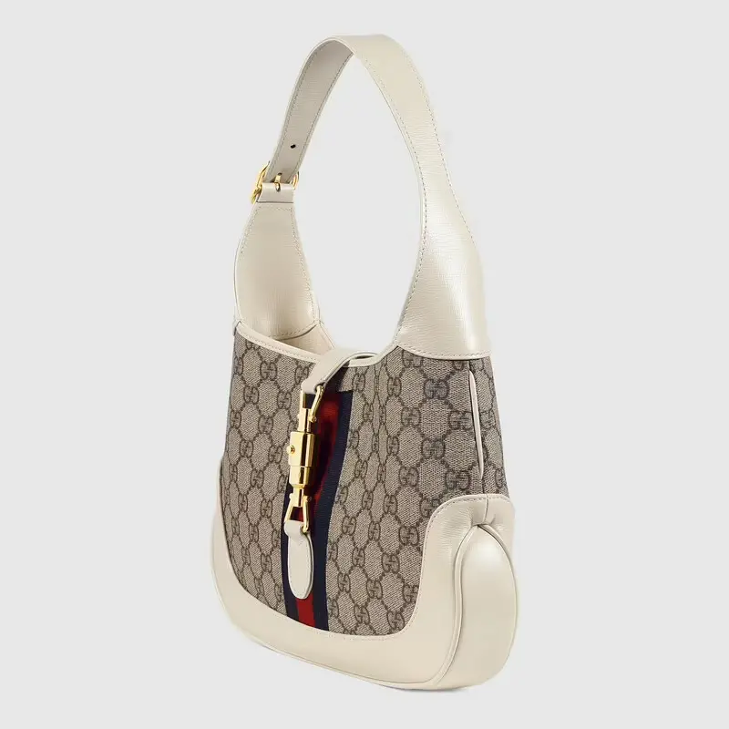 Túi Gucci Jackie 1961 'Beige And Ebony GG' 636706-HUHHG-9794 - Ảnh 3