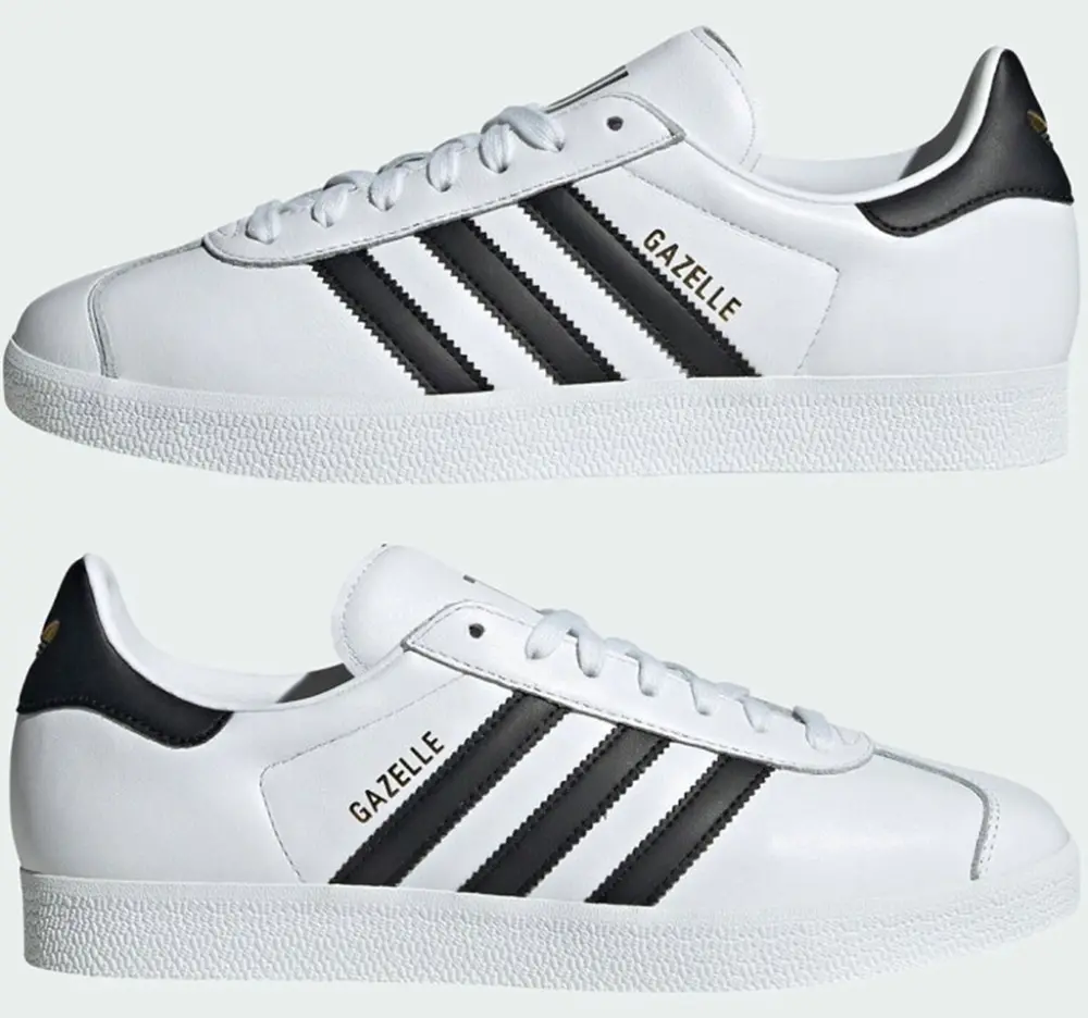 Giày Adidas Gazelle 'White Black' IG6437 - Ảnh 4