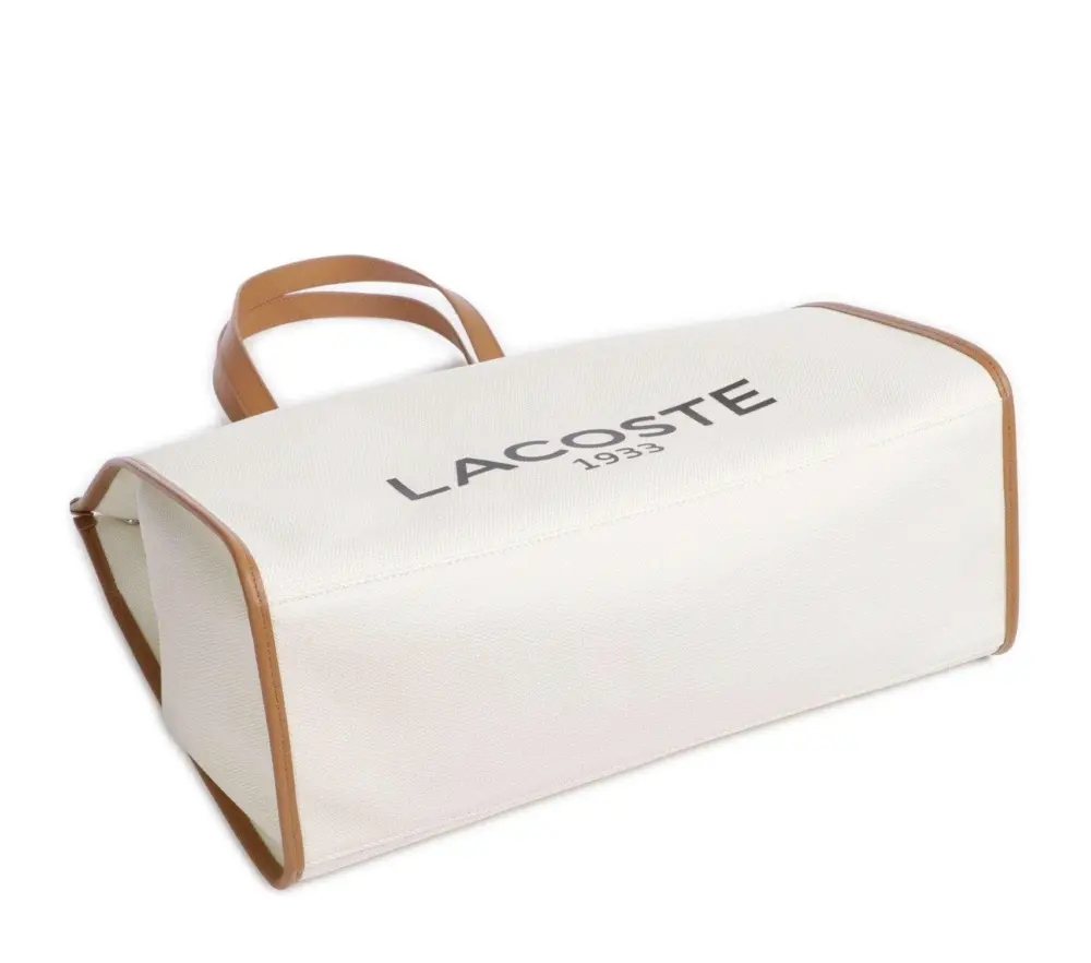 Túi Lacoste Heritage Tote Bag ‘Ivory’ NU4342TDK02 - Ảnh 5