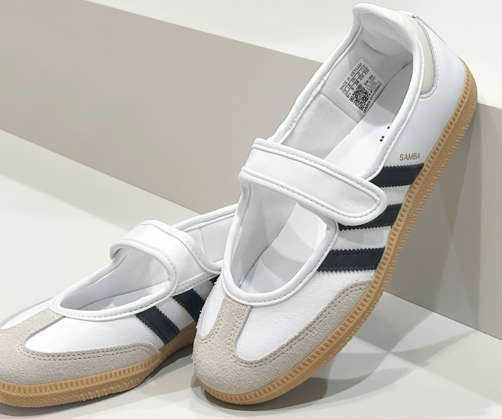 Giày Adidas Samba Jane 'Cloud White' JR1402 - Ảnh 4